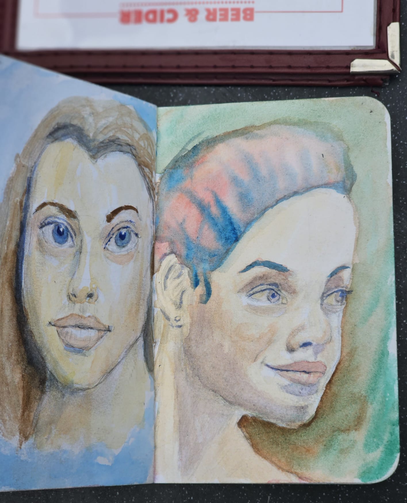 A sketch of a character