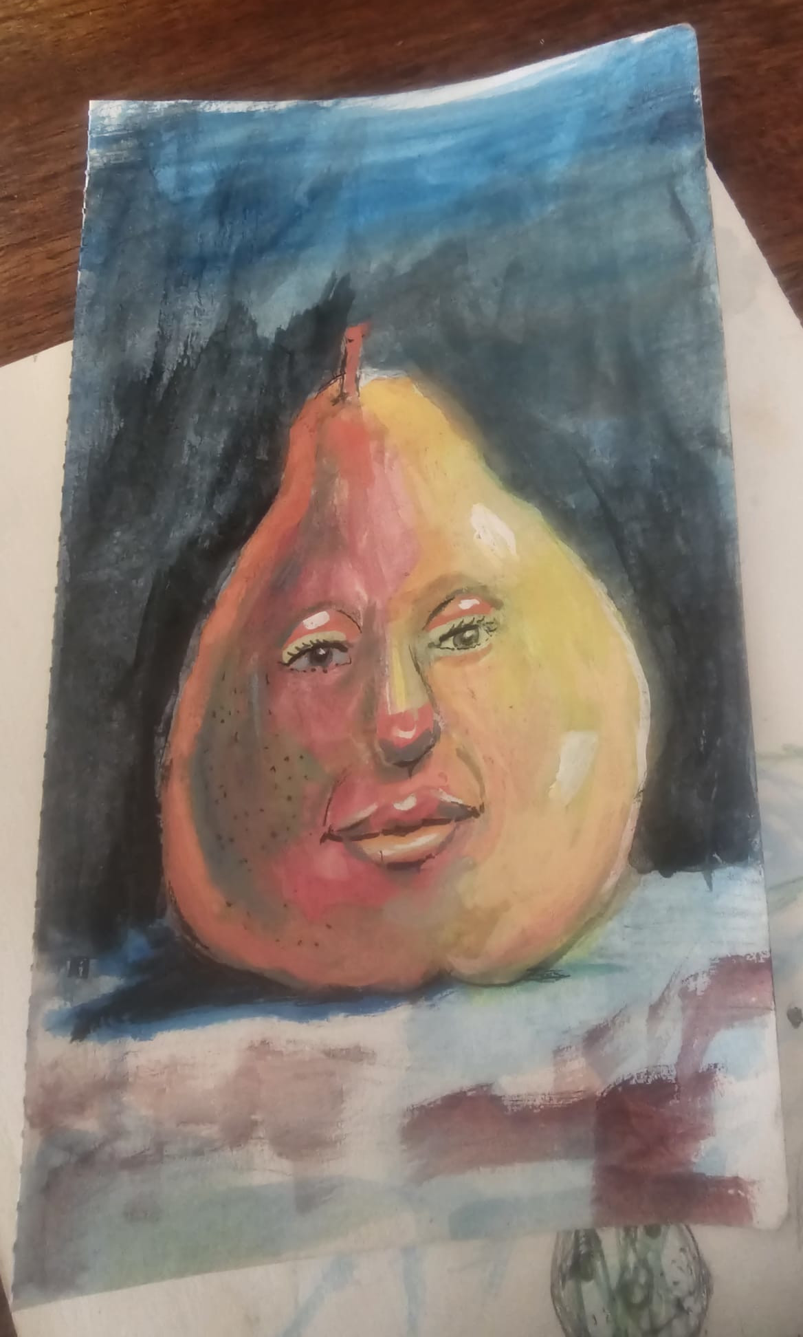 A sketch of a character